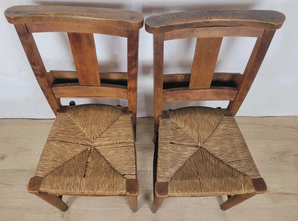Church Chapel Chairs 4 Kitchen Kneeler Bible Box Ash & Elm Postage Available