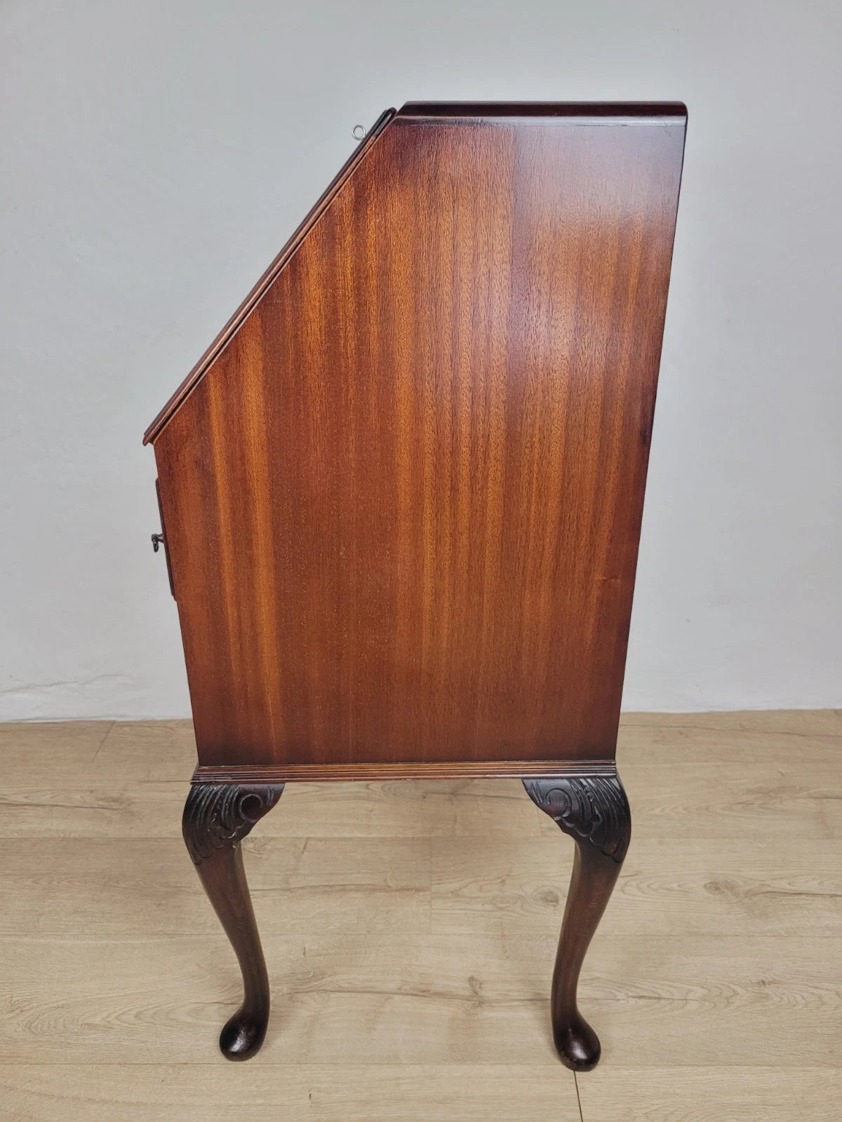 Vintage Writing Desk Bureau Ladies Queen Anne 1940 Lock & Key Delivery Available