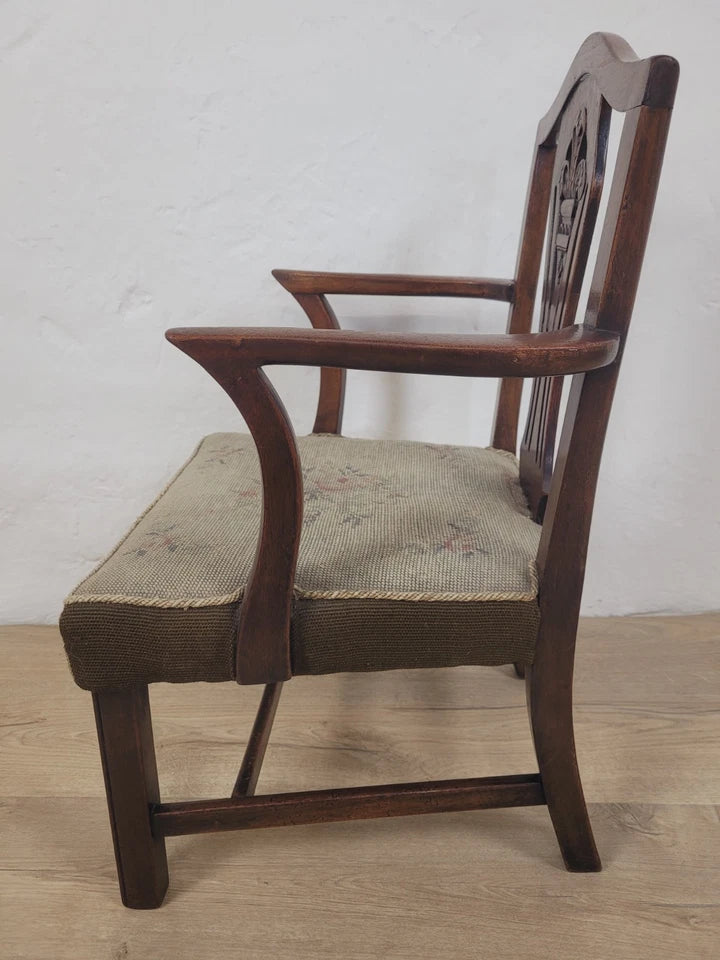 Child's Chair George III Hepplewhite Style Bedroom Carved Postage Available