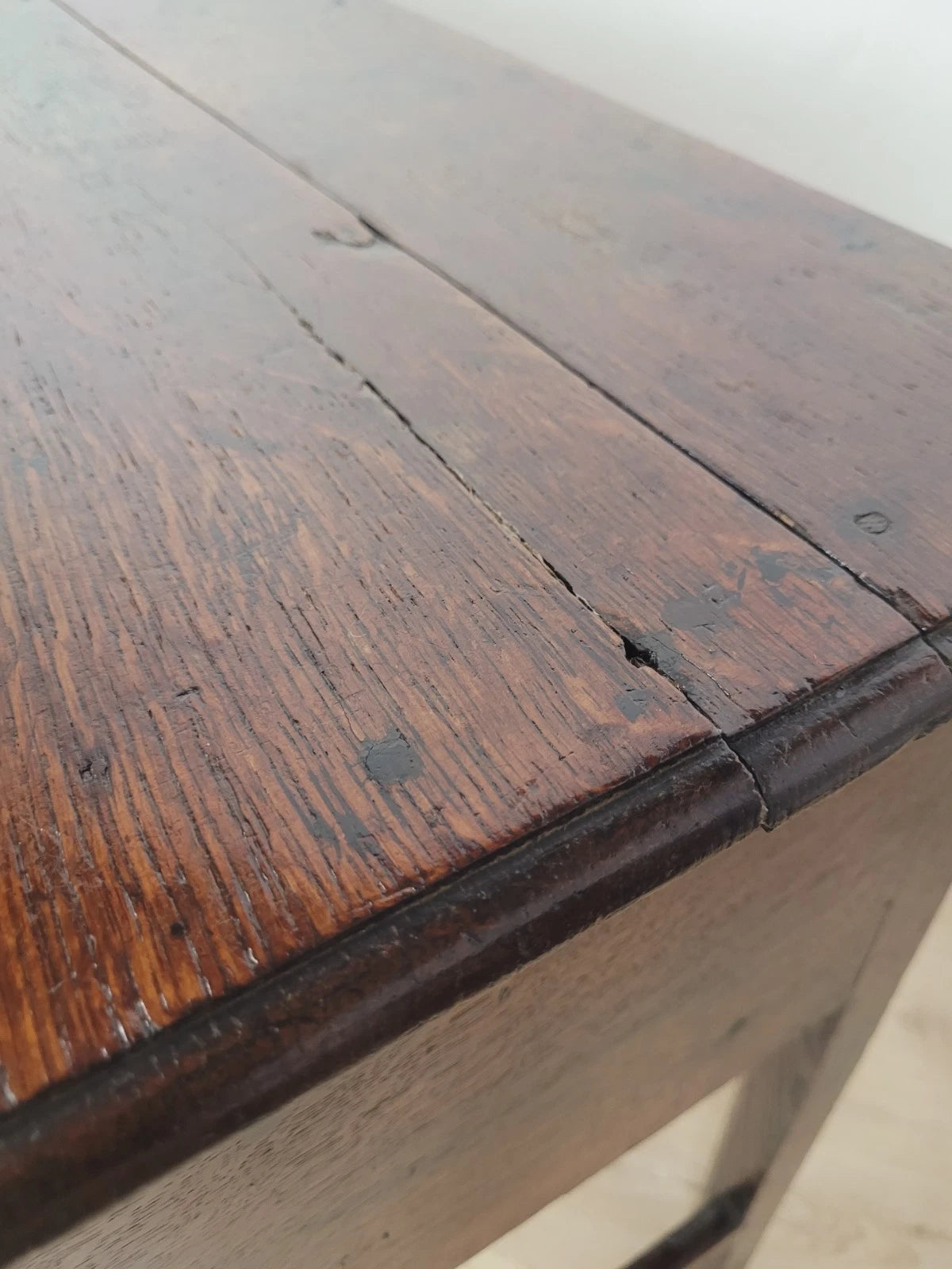 Georgian Side Table Lowboy Desk English Oak 18thC Antique Delivery Available
