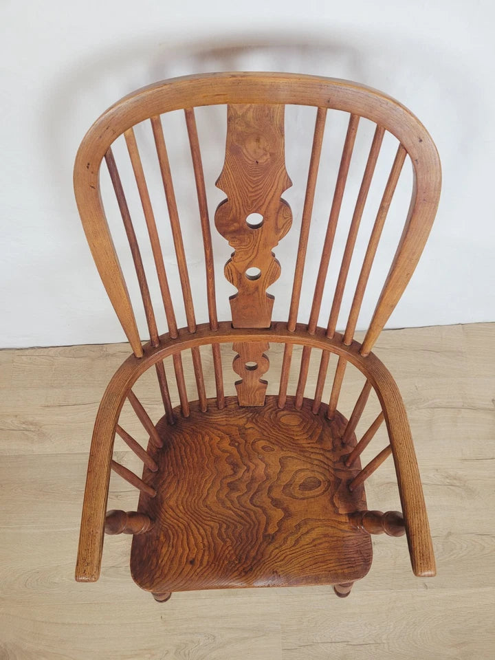 Windsor Armchair Victorian Yorkshire Ash & Elm HighBack 19thC Delivery Available