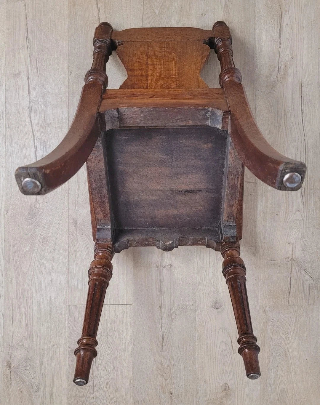 Victorian Hall Chair Oak Carved 19thC Antique English Postage Available