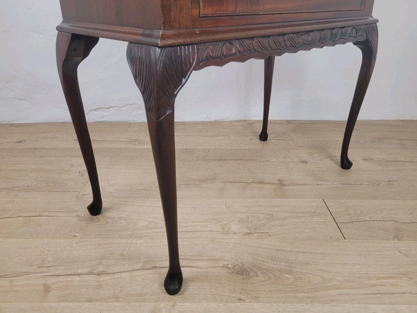 Vintage Ladies Writing Desk Pigeon Holes Storage Handles Delivery Available