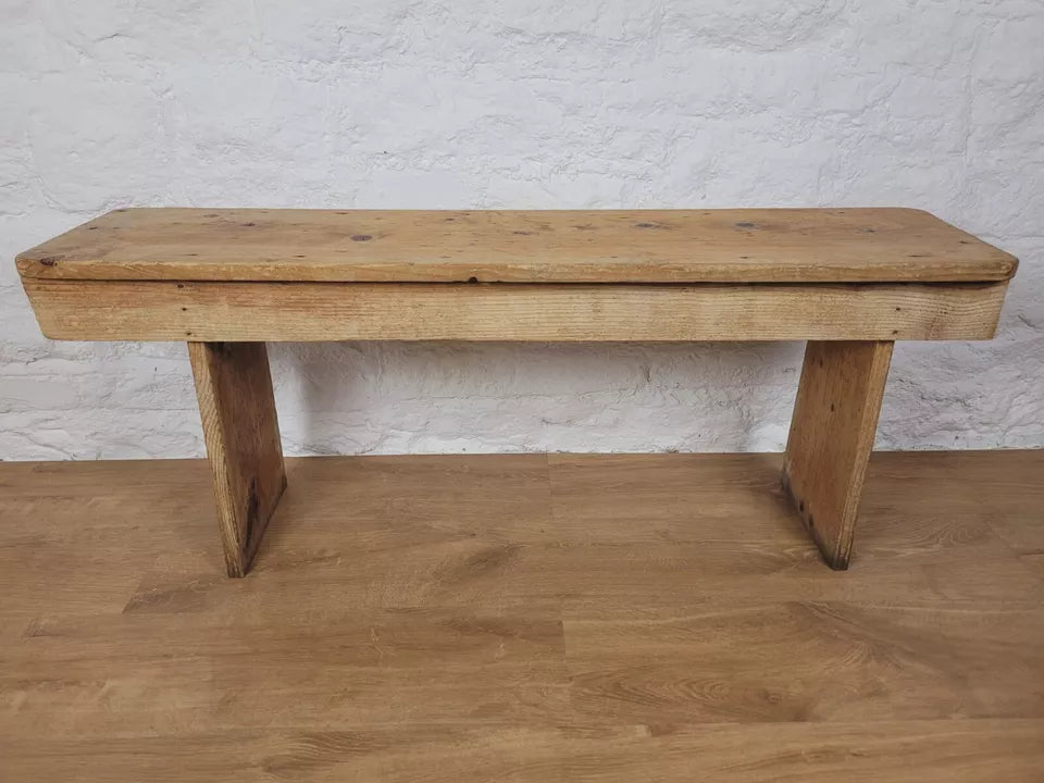 Victorian Side Table Bench Kitchen Pine Farmhouse Antique Delivery Available