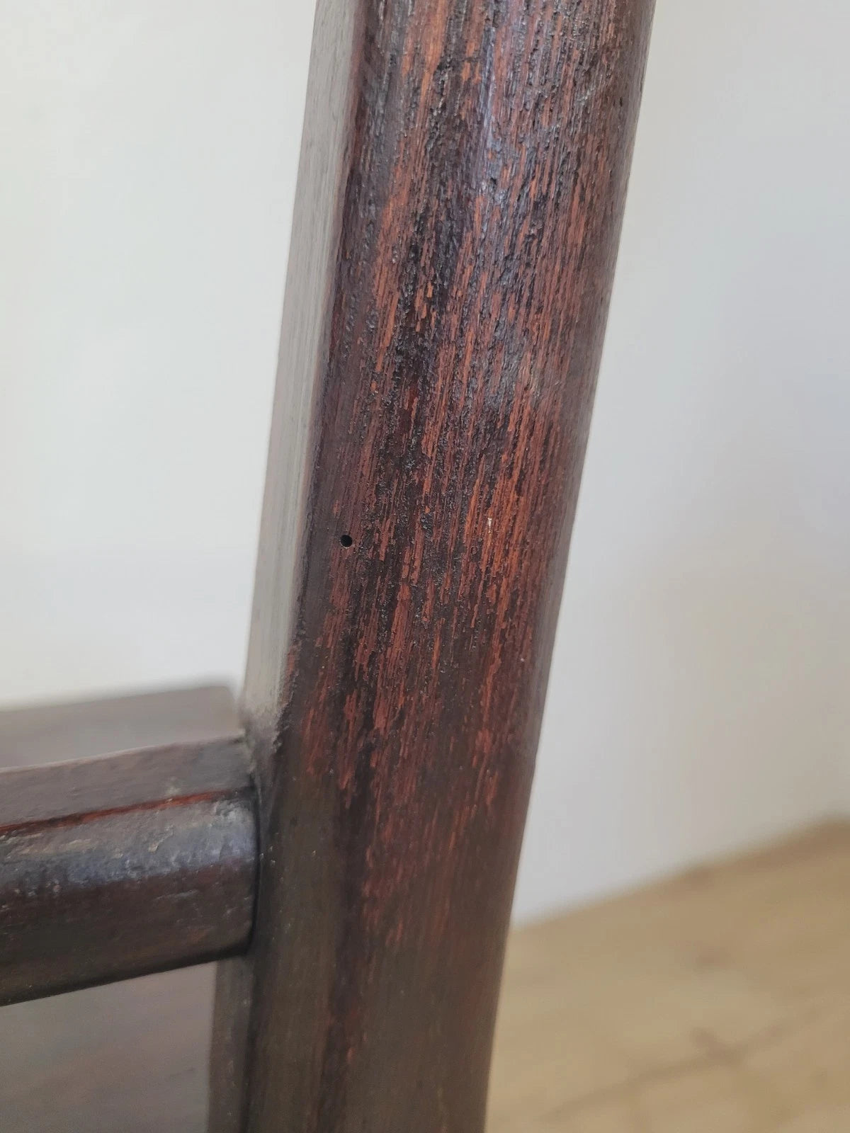 Oak Vintage Kitchen Chair Mid-20th Century 1950's Slat Back Postage Available