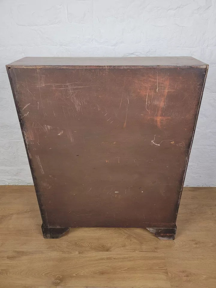 Vintage Writing Bureau Desk Hidden Storage Brass Handles Delivery Available