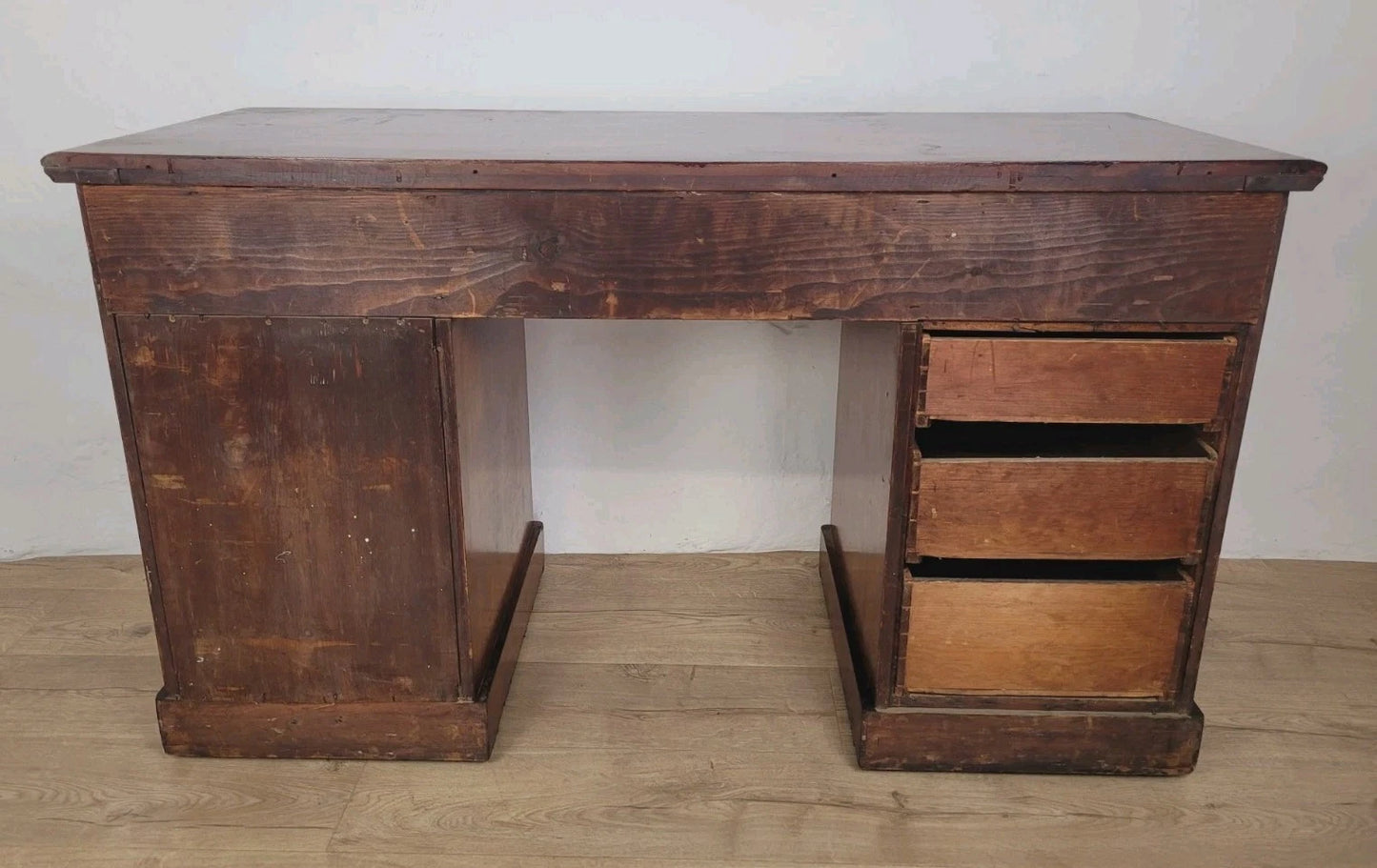 Victorian Writing Desk Knee Hole 19th Century English Antique Delivery Available