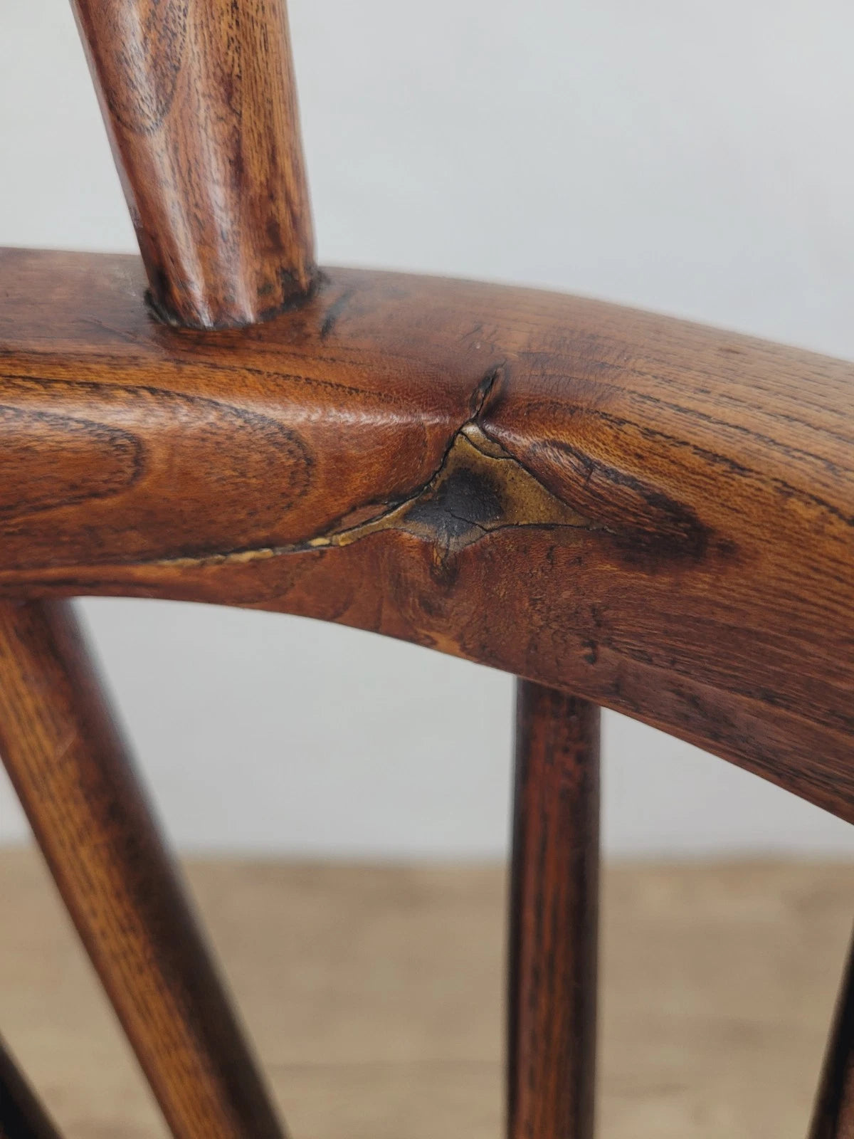 Victorian Windsor Armchair HoopBack Crinoline Stretcher 19thC Delivery Available