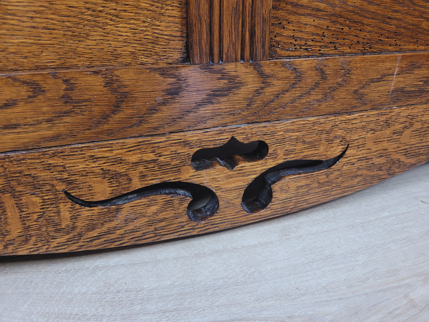 Vintage Oak Coffer Blanket Box Chest Trunk 1970 Carved Storage Postage Available