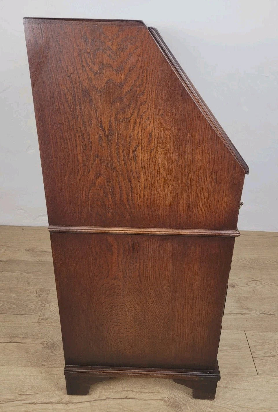 Oak Writing Bureau Desk Bevan Funnell Antique Style Handles Delivery Available