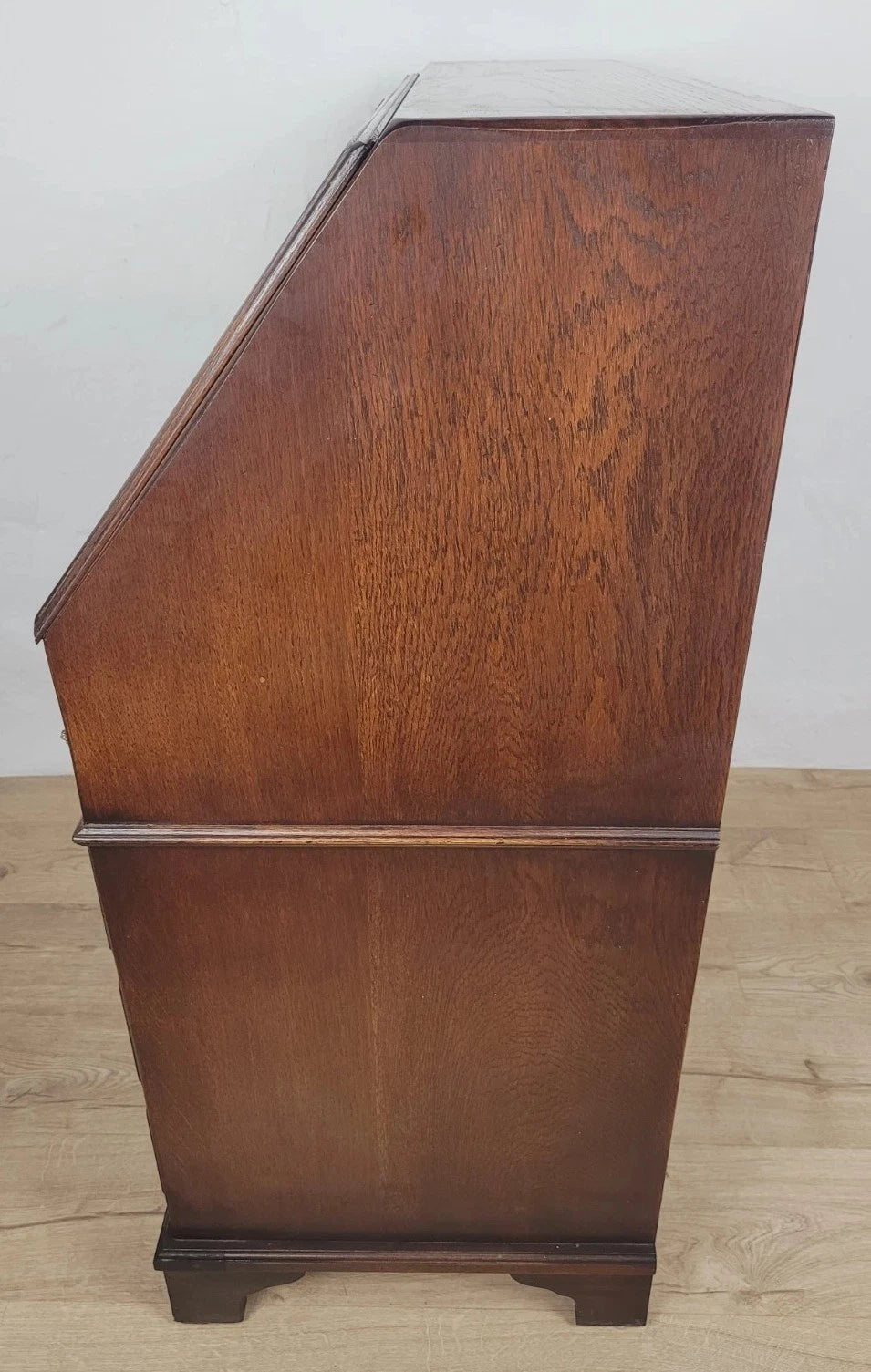 Oak Writing Bureau Desk Bevan Funnell Antique Style Handles Delivery Available