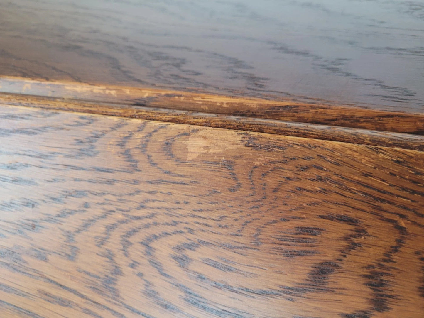 Oak Writing Bureau Desk Vintage Leather Mid Century Carved Delivery Available