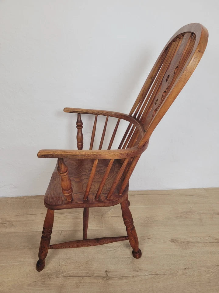 Windsor Armchair Victorian Yorkshire Ash & Elm HighBack 19thC Delivery Available