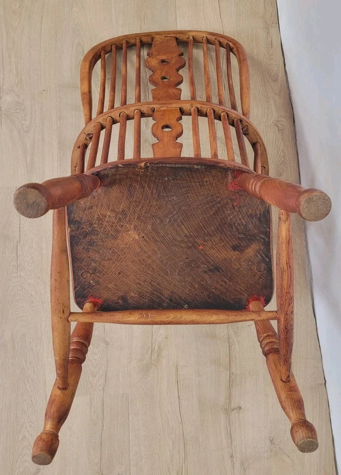 Windsor Armchair Victorian Yorkshire Ash & Elm HighBack 19thC Delivery Available