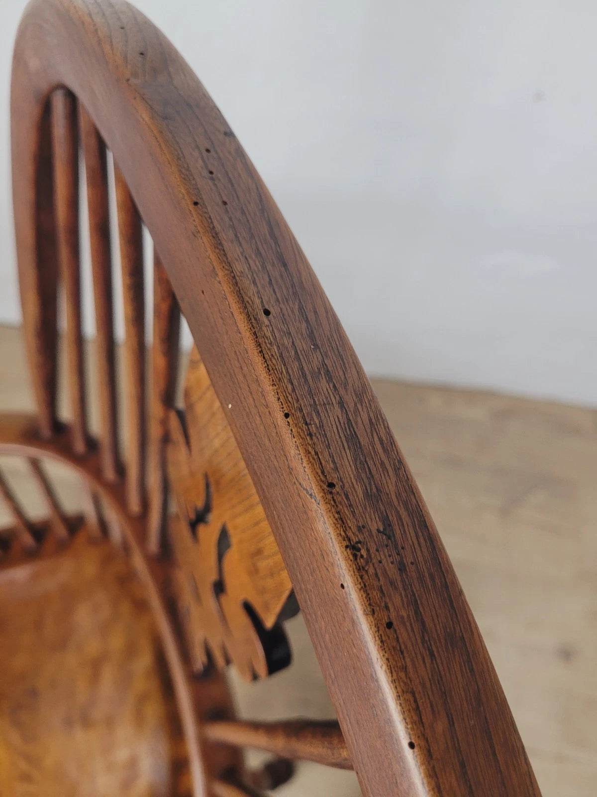 Victorian Windsor Armchair HoopBack Crinoline Stretcher 19thC Delivery Available