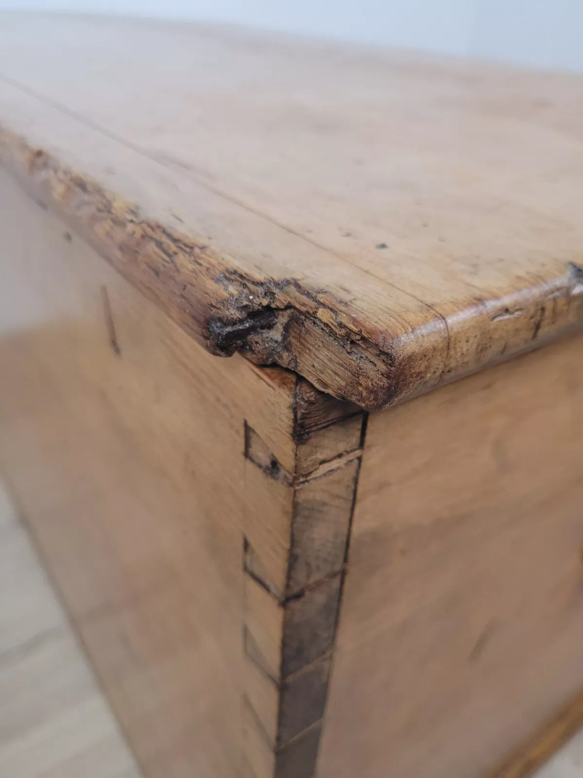 Victorian Blanket Box Chest Pine Farmhouse Rustic Country Delivery Available