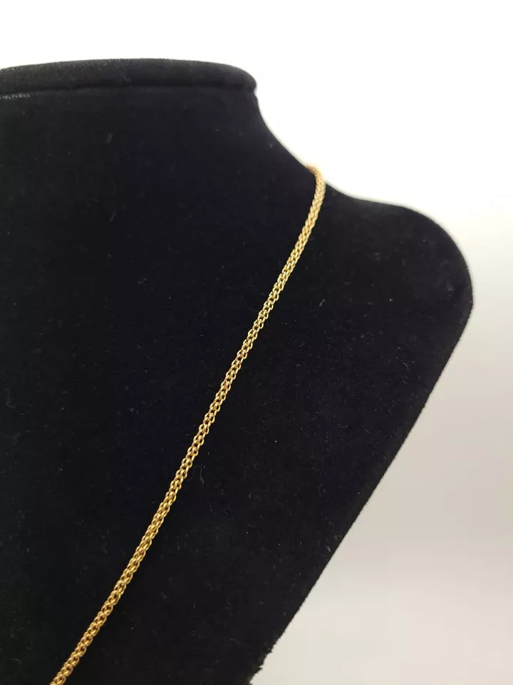 Edwardian Chain Rose Gold 15ct 6.5g Twisted Box Link Bolt Ring Postage Available