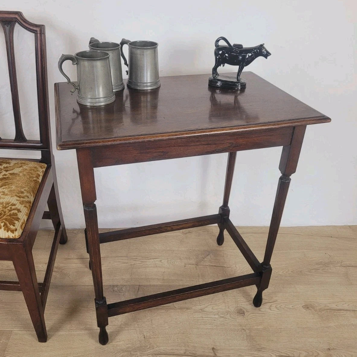 Victorian English Side Table Hall Table Country 19thC Postage Available
