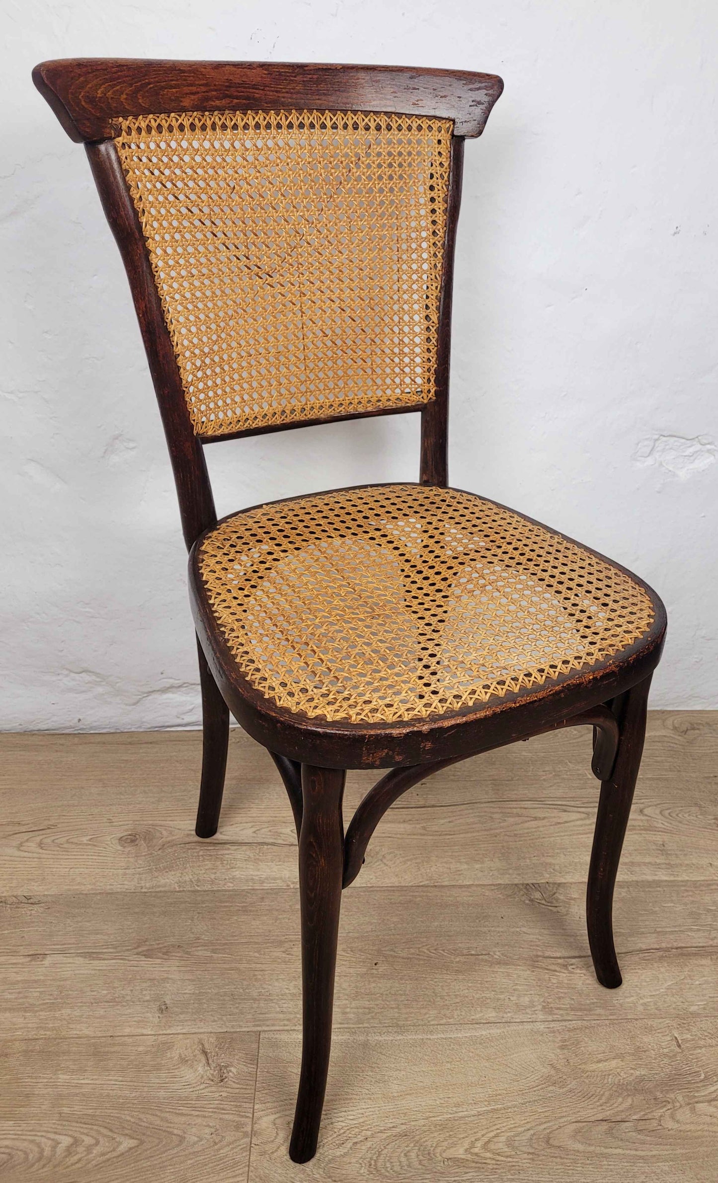 J&J Kohn Bentwood Chair Bistro Cane 20th Century Original ostage Available