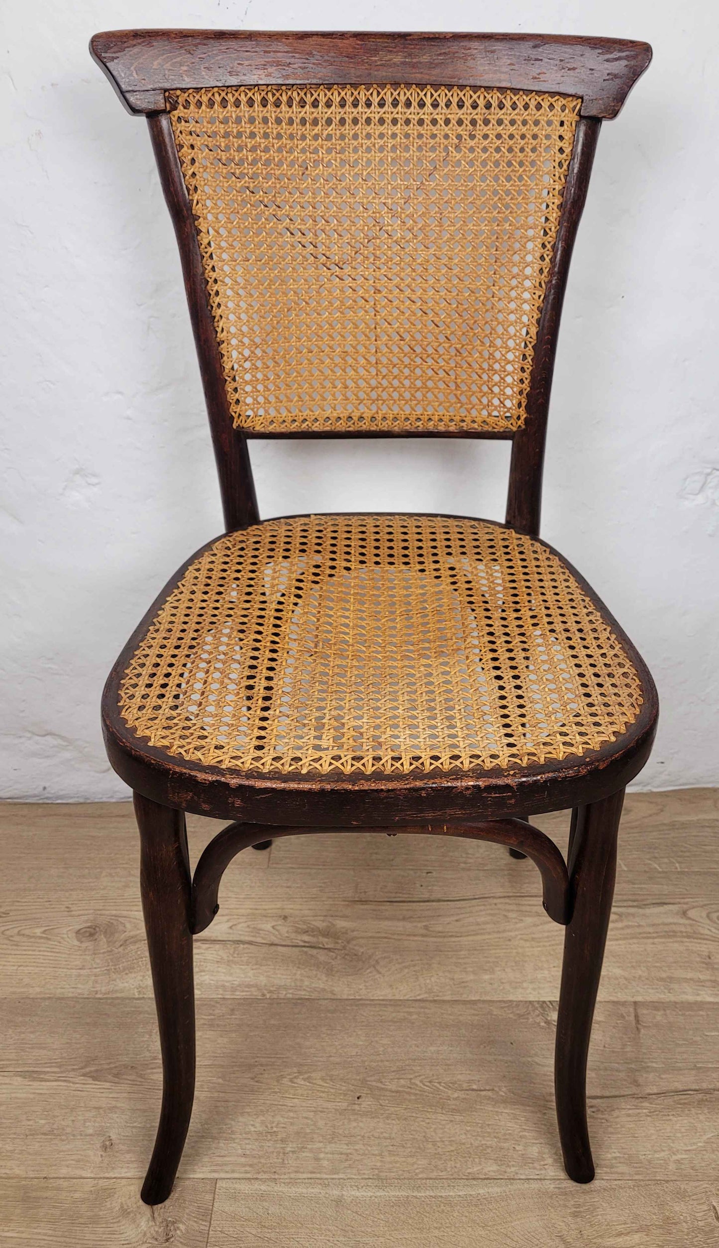 J&J Kohn Bentwood Chair Bistro Cane 20th Century Original ostage Available