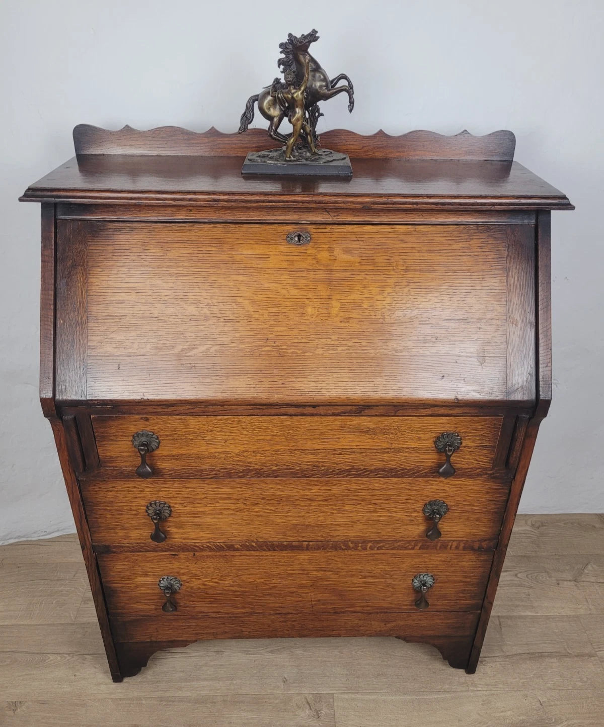 Writing Bureau Desk Vintage 1930s Storage Country Rustic Delivery Available
