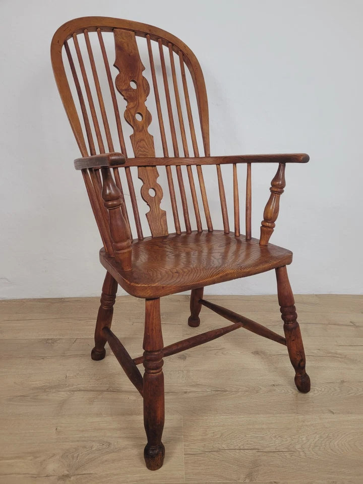 Windsor Armchair Victorian Yorkshire Ash & Elm HighBack 19thC Delivery Available