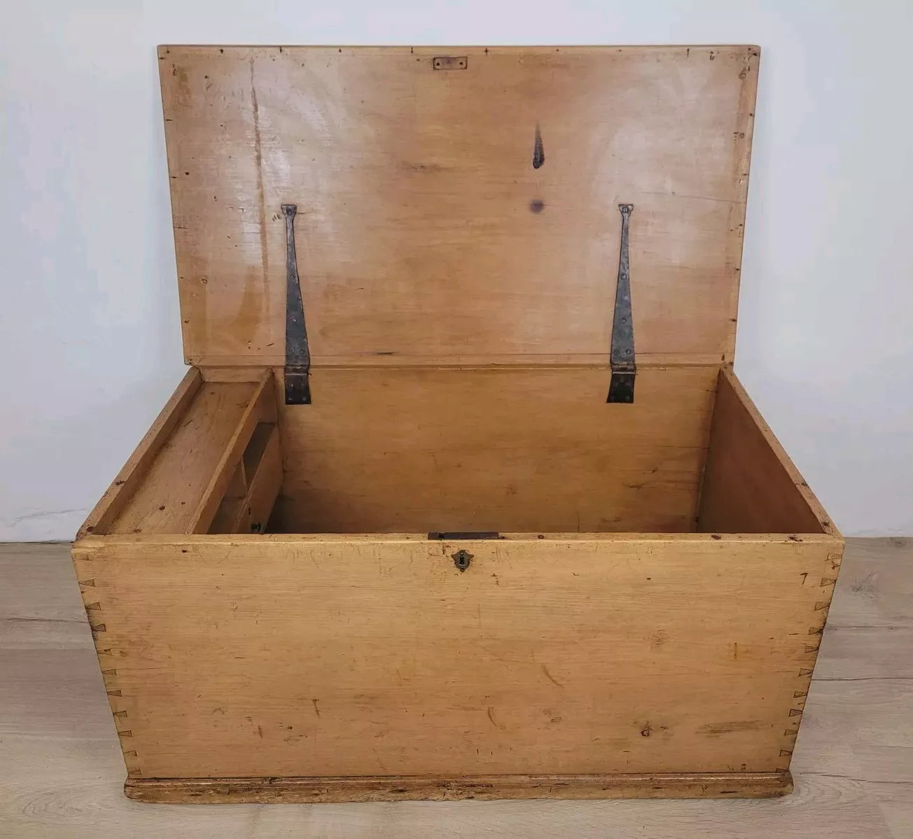 Victorian Blanket Box Chest Pine Farmhouse Rustic Country Delivery Available