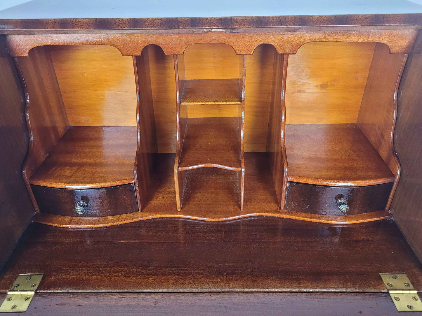Ladies Writing Bureau Desk 1950s Lock & Key Drop Handles Delivery Available