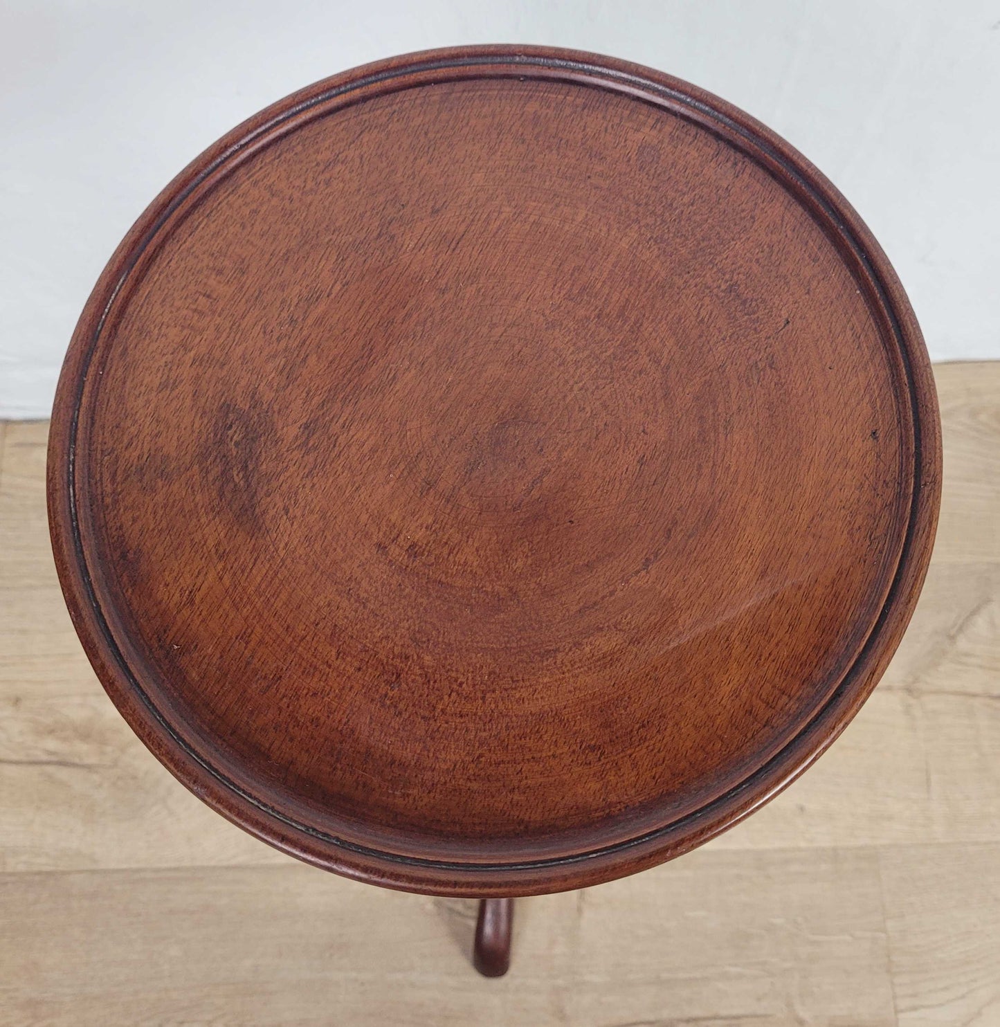 Vintage Tripod Wine Table Mahogany Mid 20th Century English Postage Available