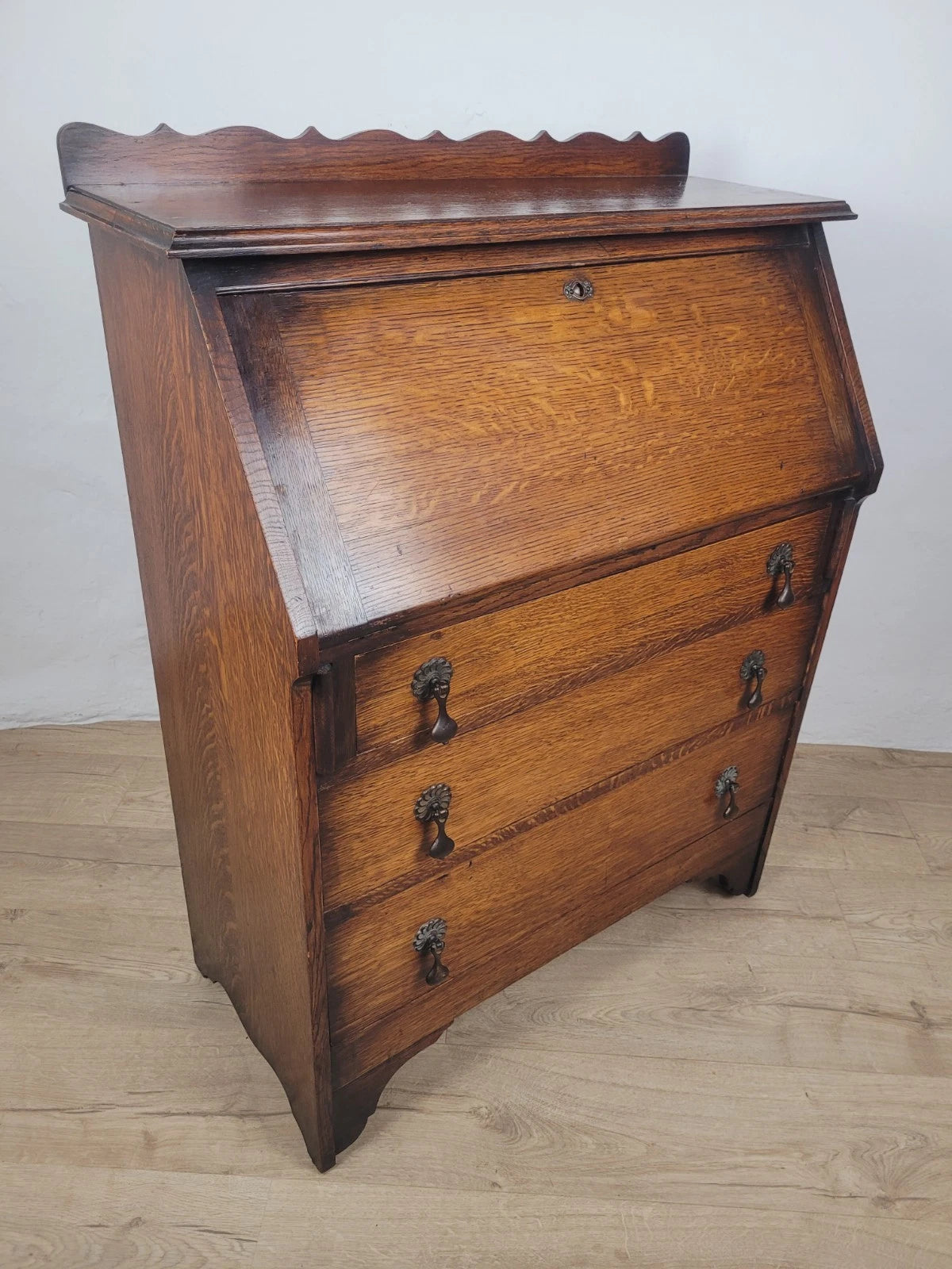 Writing Bureau Desk Vintage 1930s Storage Country Rustic Delivery Available