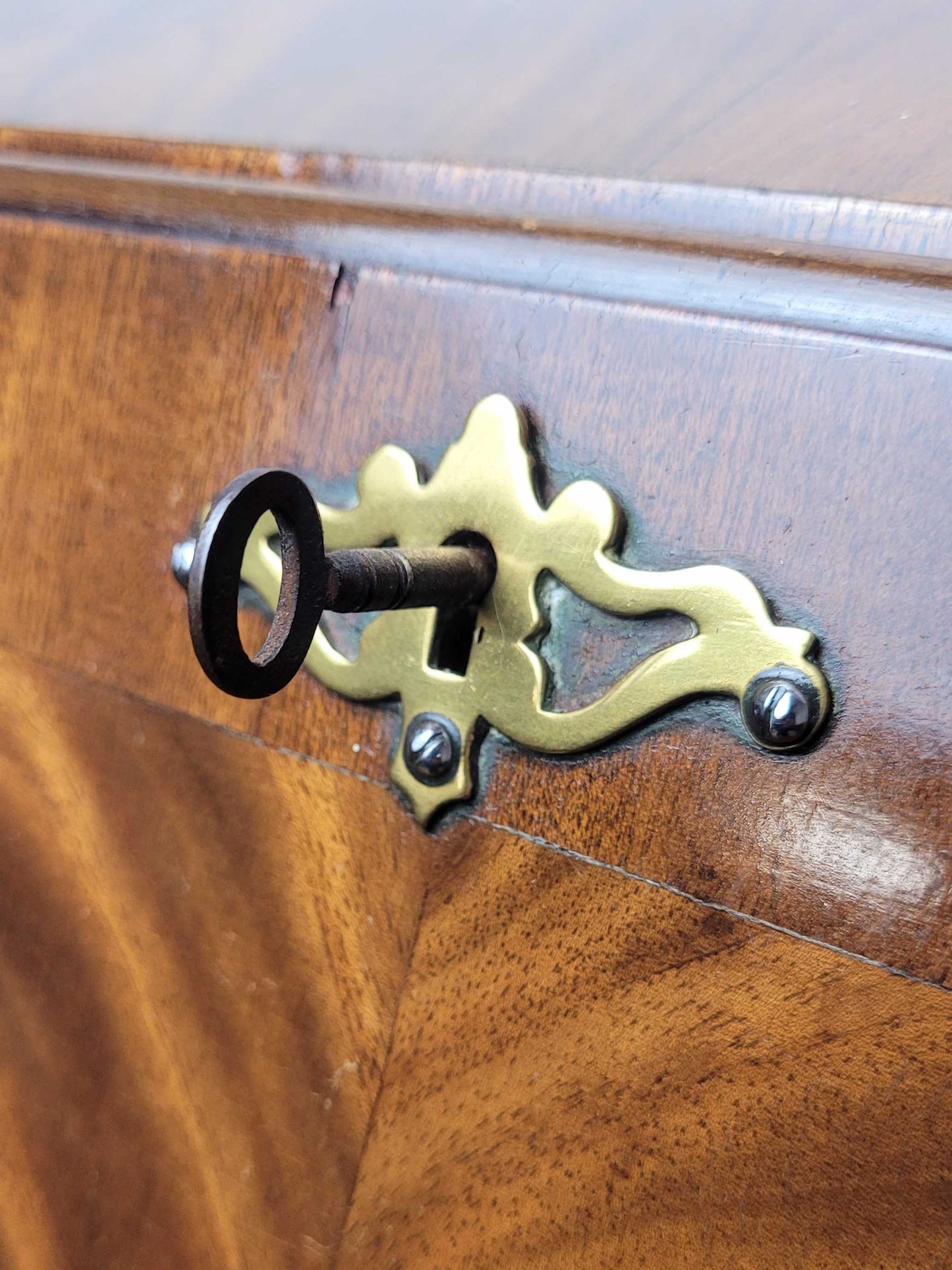 Ladies Writing Bureau Desk 1950s Lock & Key Drop Handles Delivery Available