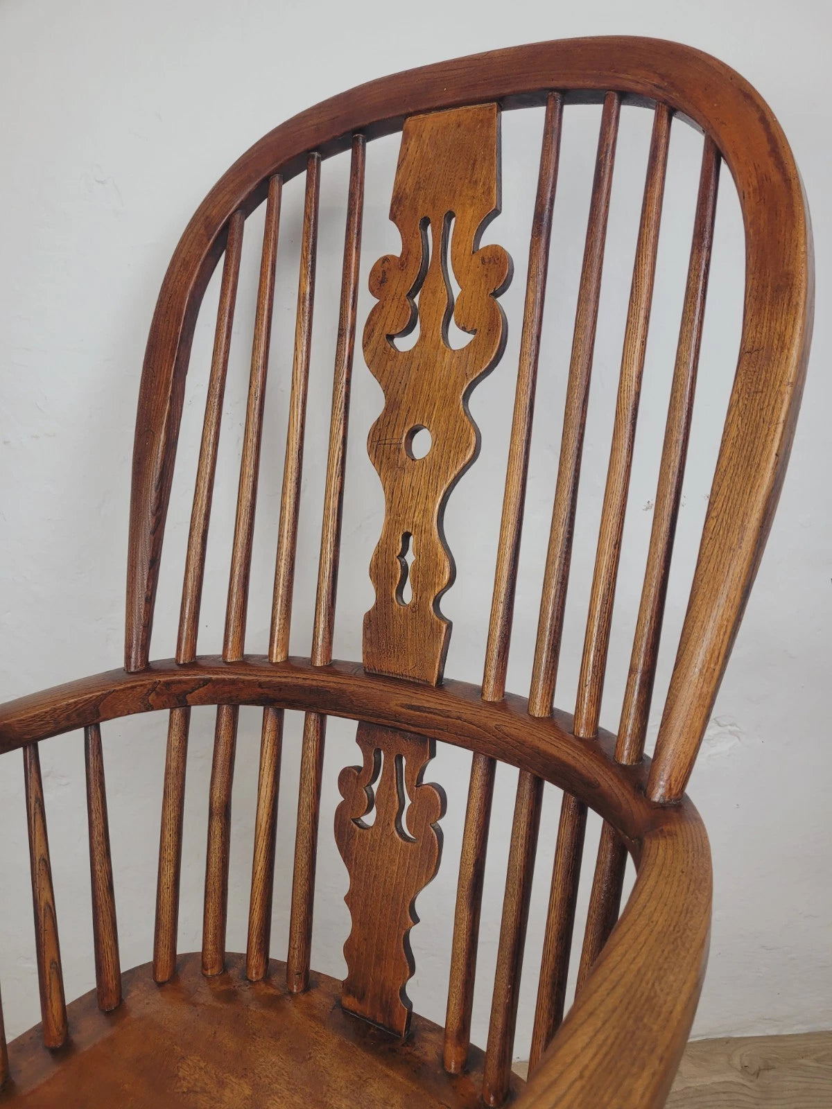 Victorian Windsor Armchair HoopBack Crinoline Stretcher 19thC Delivery Available