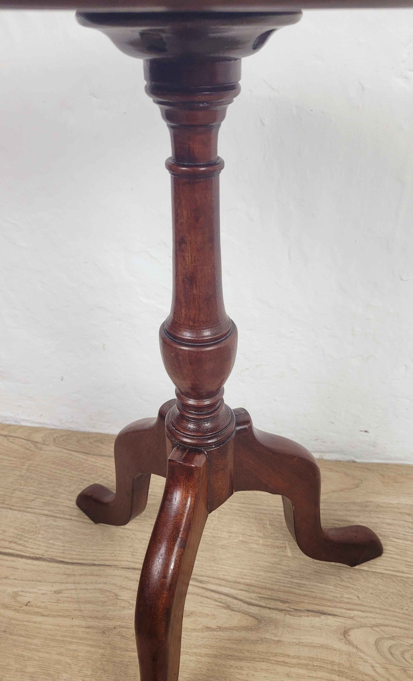 Vintage Tripod Wine Table Mahogany Mid 20th Century English Postage Available