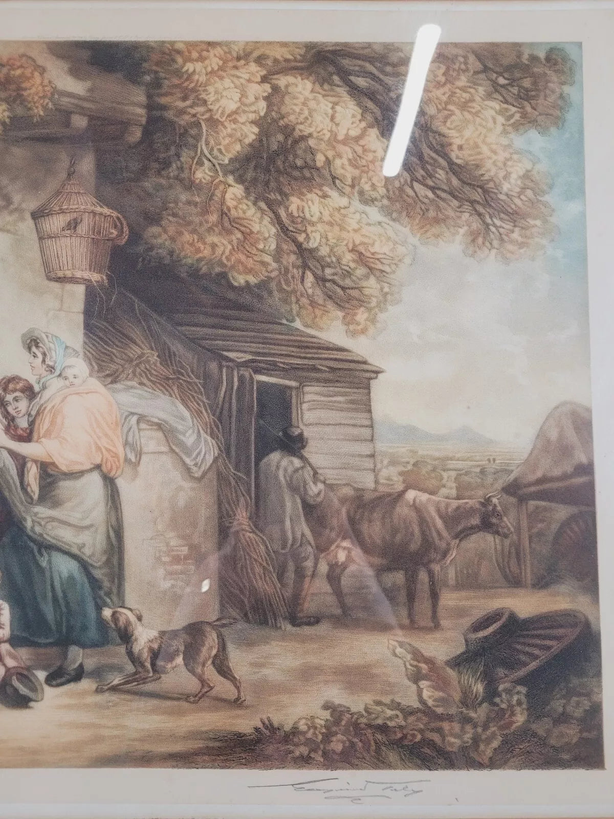 'Rustic Benevolence' Picture Country Print By Francis Wheatley Postage Available