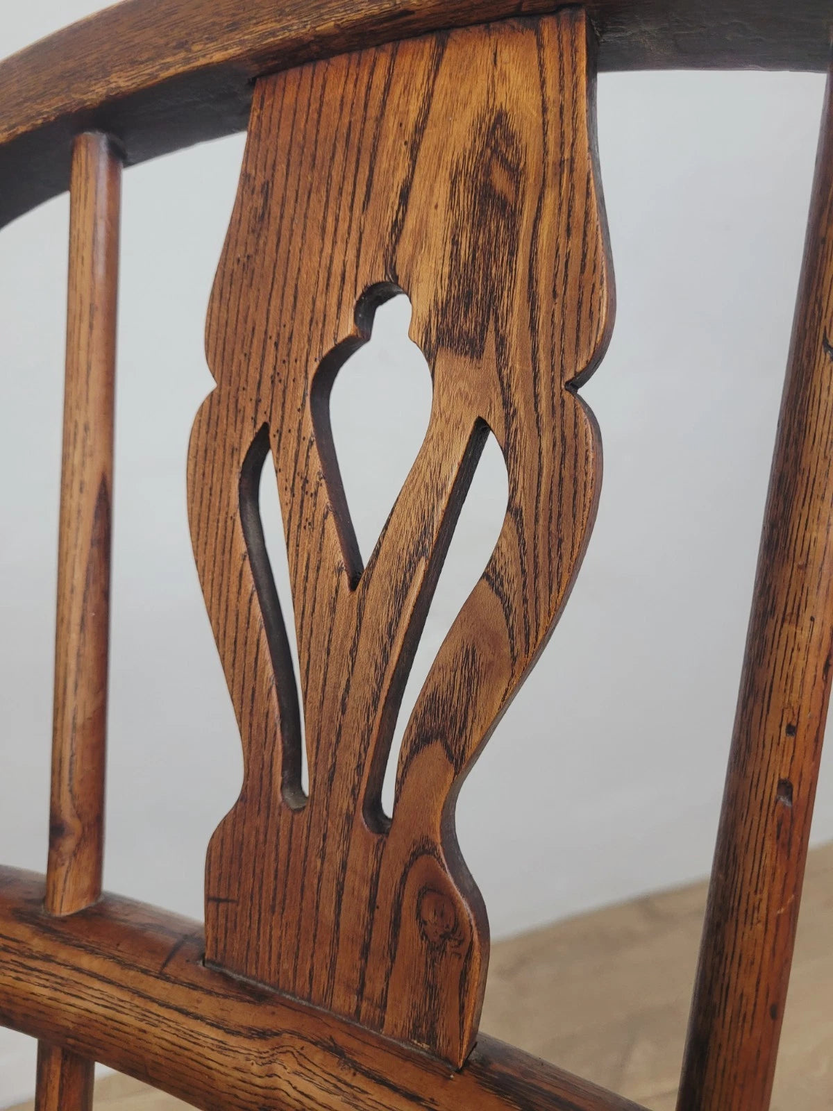 Windsor Armchair Low Back Ash & Elm Country 19thC Farmhouse Postage Available
