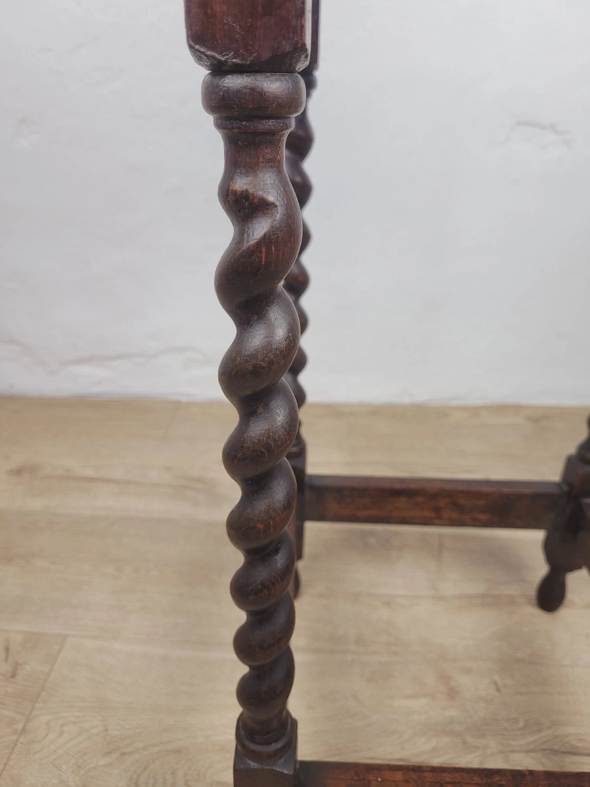 Pie Crust Side Table Victorian Barley Twist English Antique Postage Available