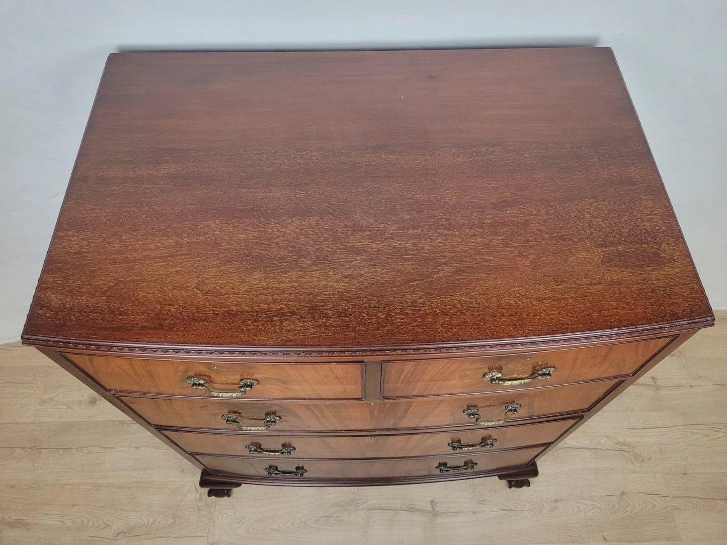 Vintage Chest of Drawers Mid 20th Century English Mahogany Delivery Available