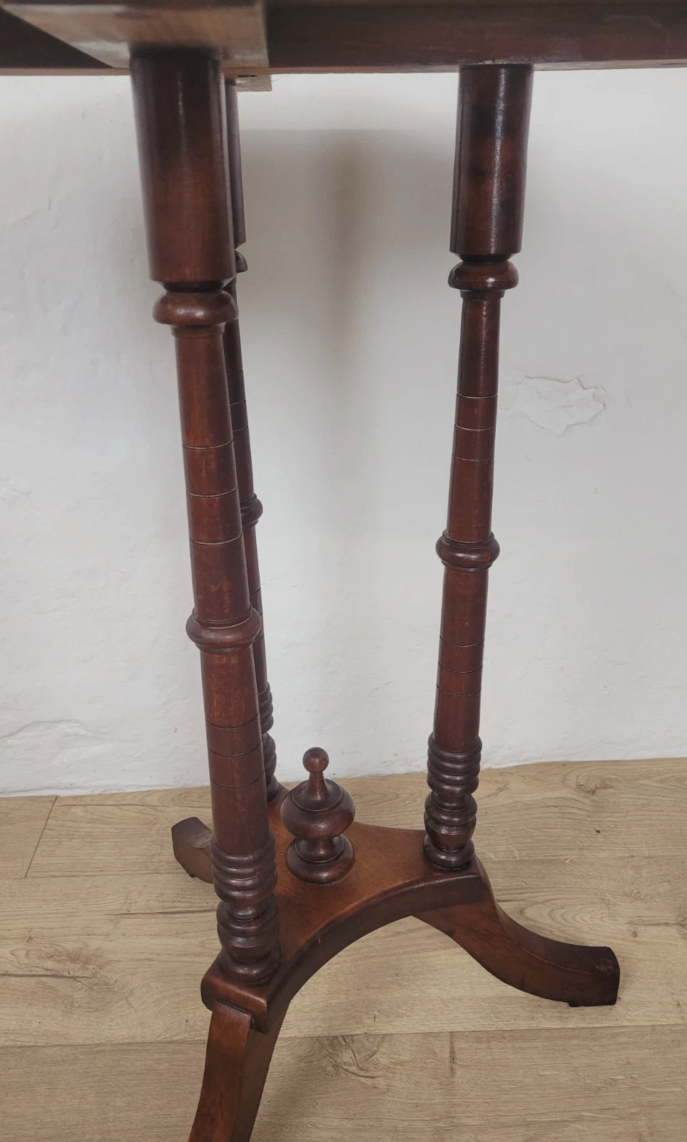 Victorian Octagonal Occasional Table Tripod English Mahogany Postage Available