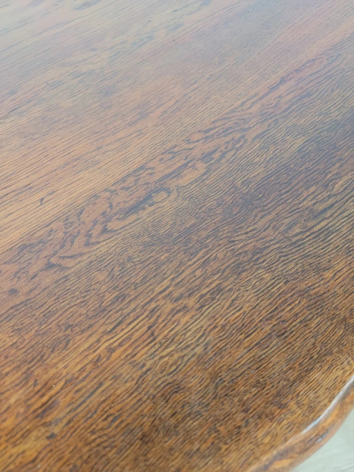 Barley Twist Occasional Table Oak Figured Country English Postage Available
