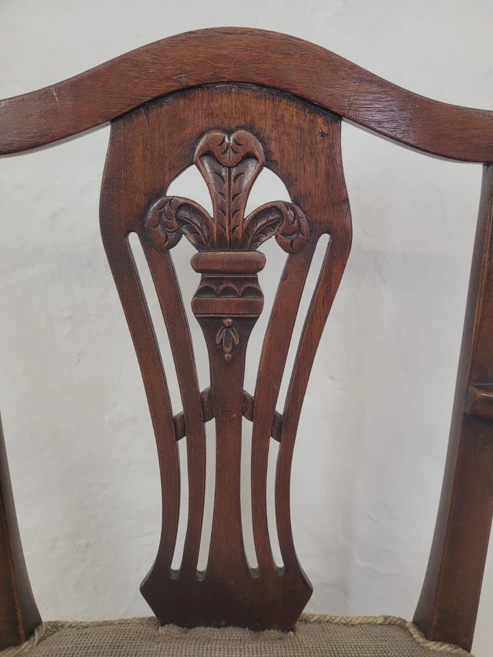 Child's Chair George III Hepplewhite Style Bedroom Carved Postage Available