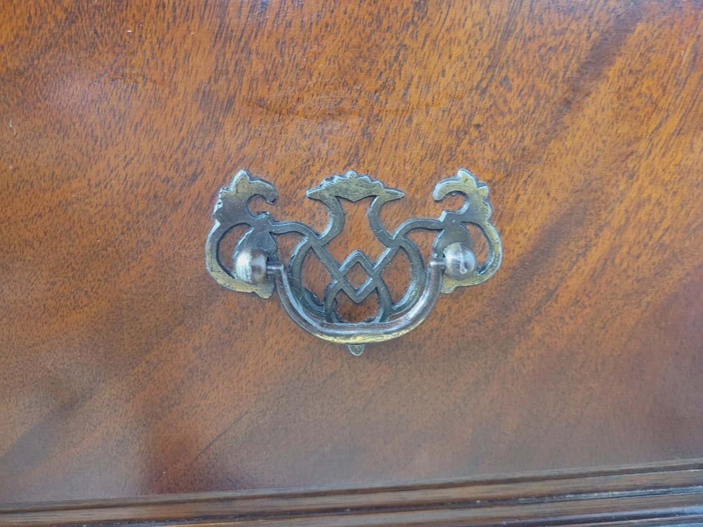 Vintage Writing Desk Bureau Ladies Queen Anne 1940 Lock & Key Delivery Available