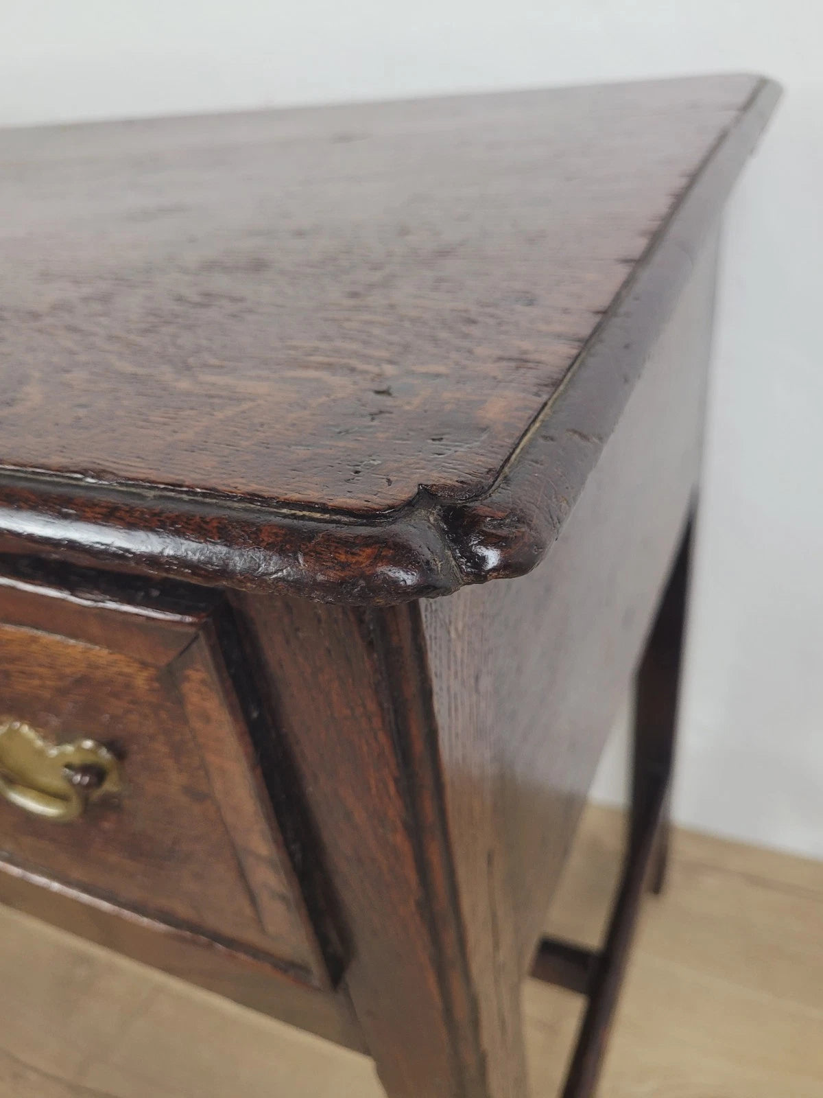 Georgian Side Table Lowboy Desk English Oak 18thC Antique Delivery Available