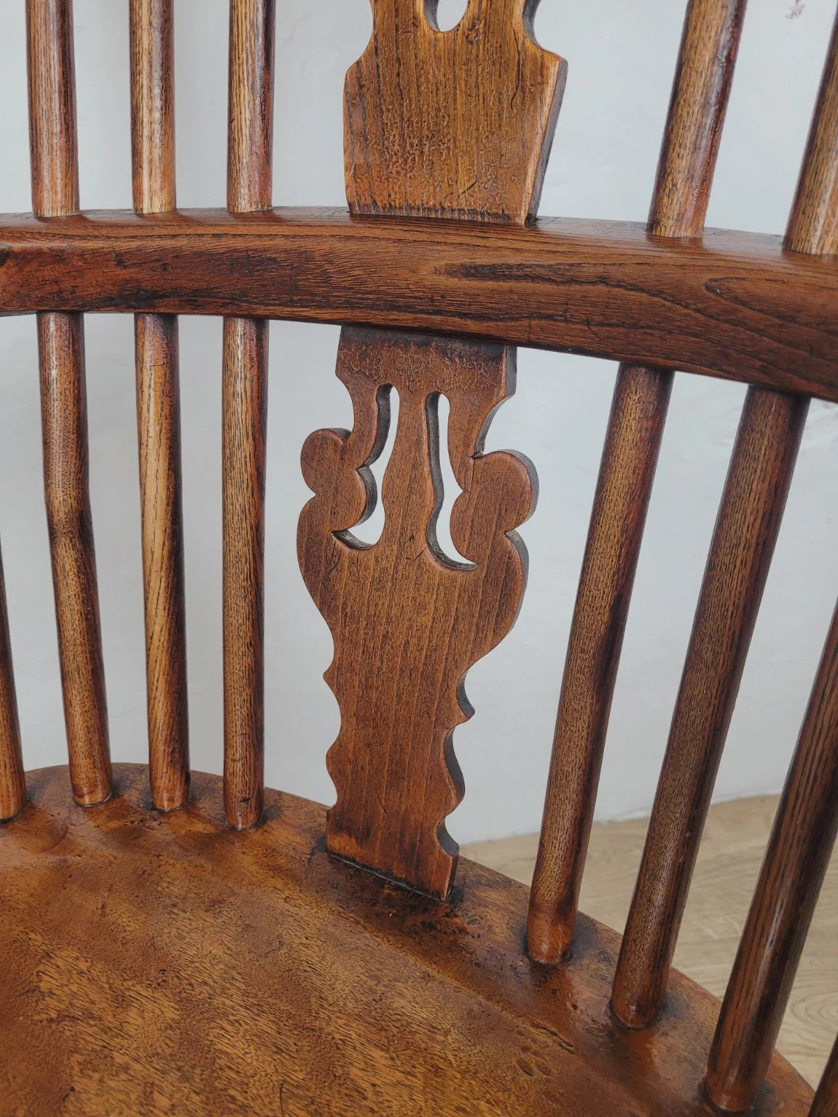 Victorian Windsor Armchair HoopBack Crinoline Stretcher 19thC Delivery Available