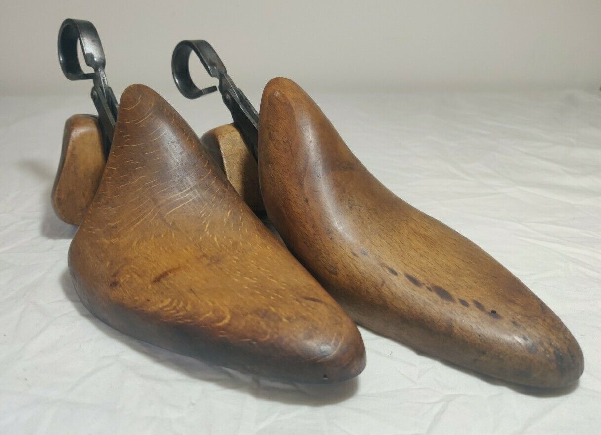 Peal's "P.P" Shoe Tree Last Set Metal Original Victorian Postage Available