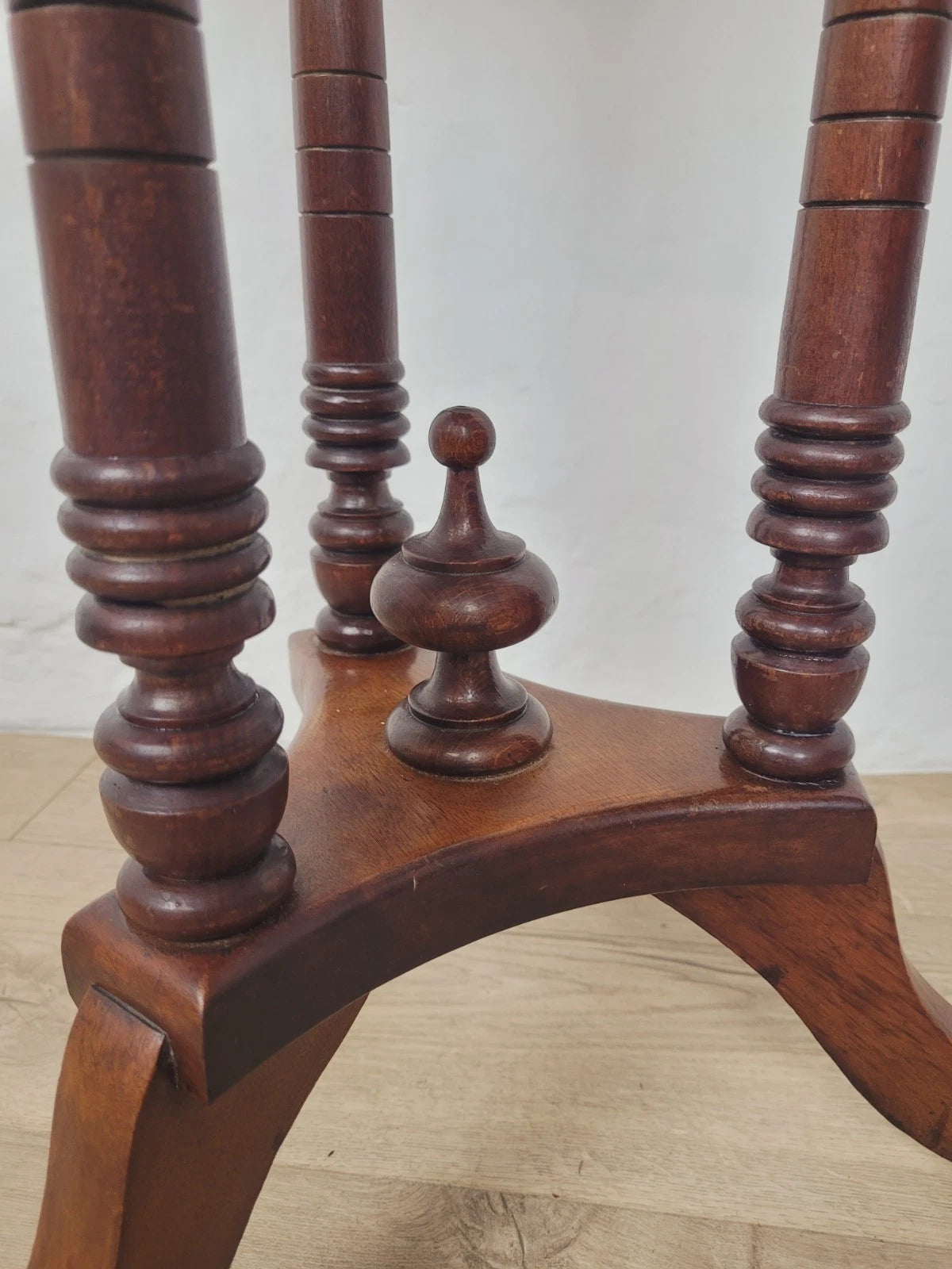 Victorian Octagonal Occasional Table Tripod English Mahogany Postage Available