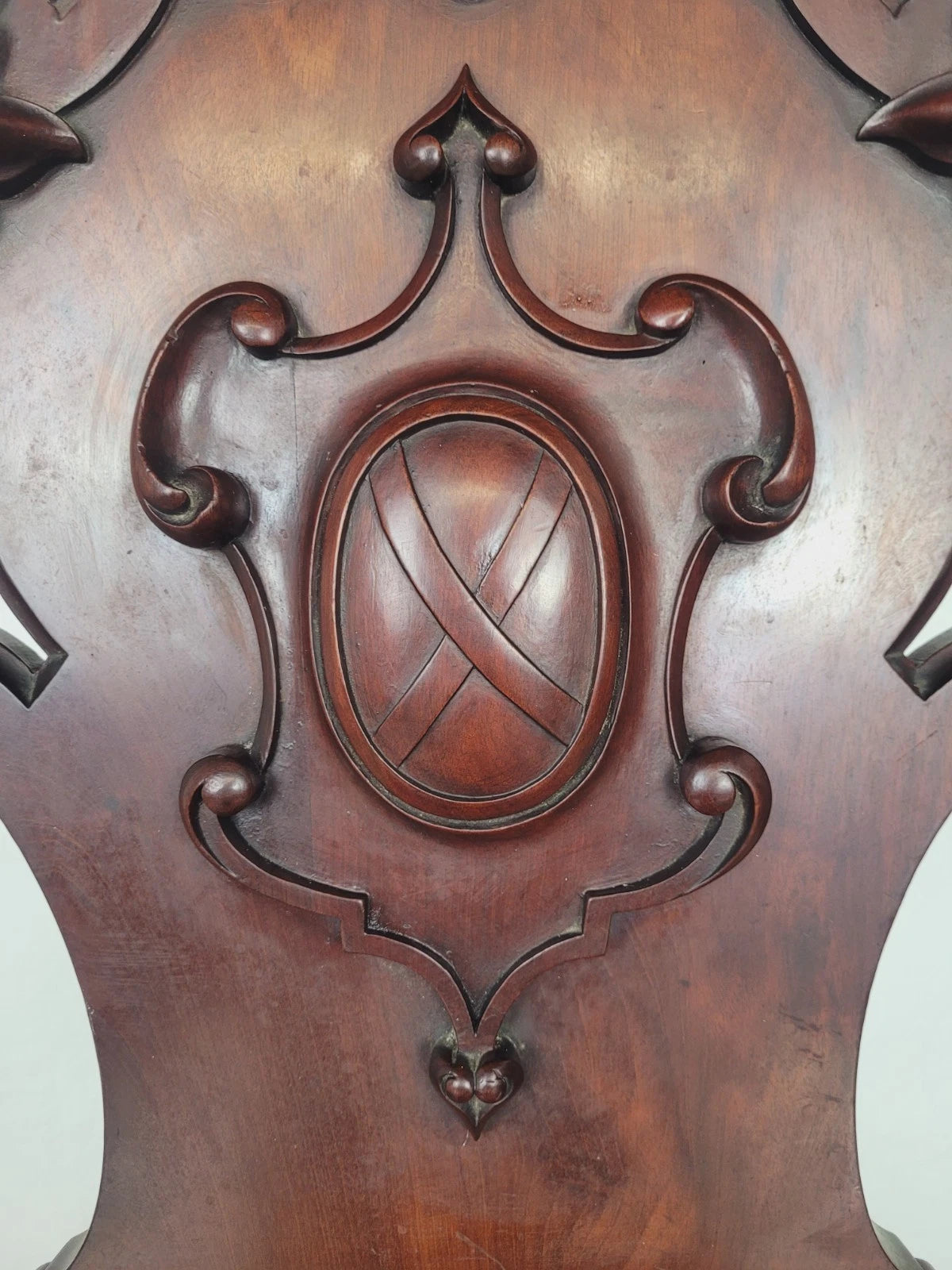 Victorian Hall Chair 19th Century Carved Mahogany Postage Available