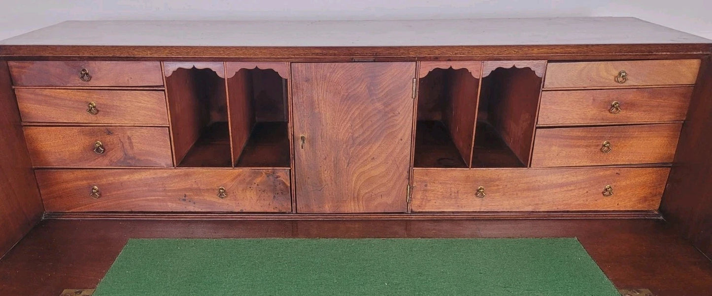 George III Writing Bureau Desk Inlaid 18thC Antique English Delivery Available