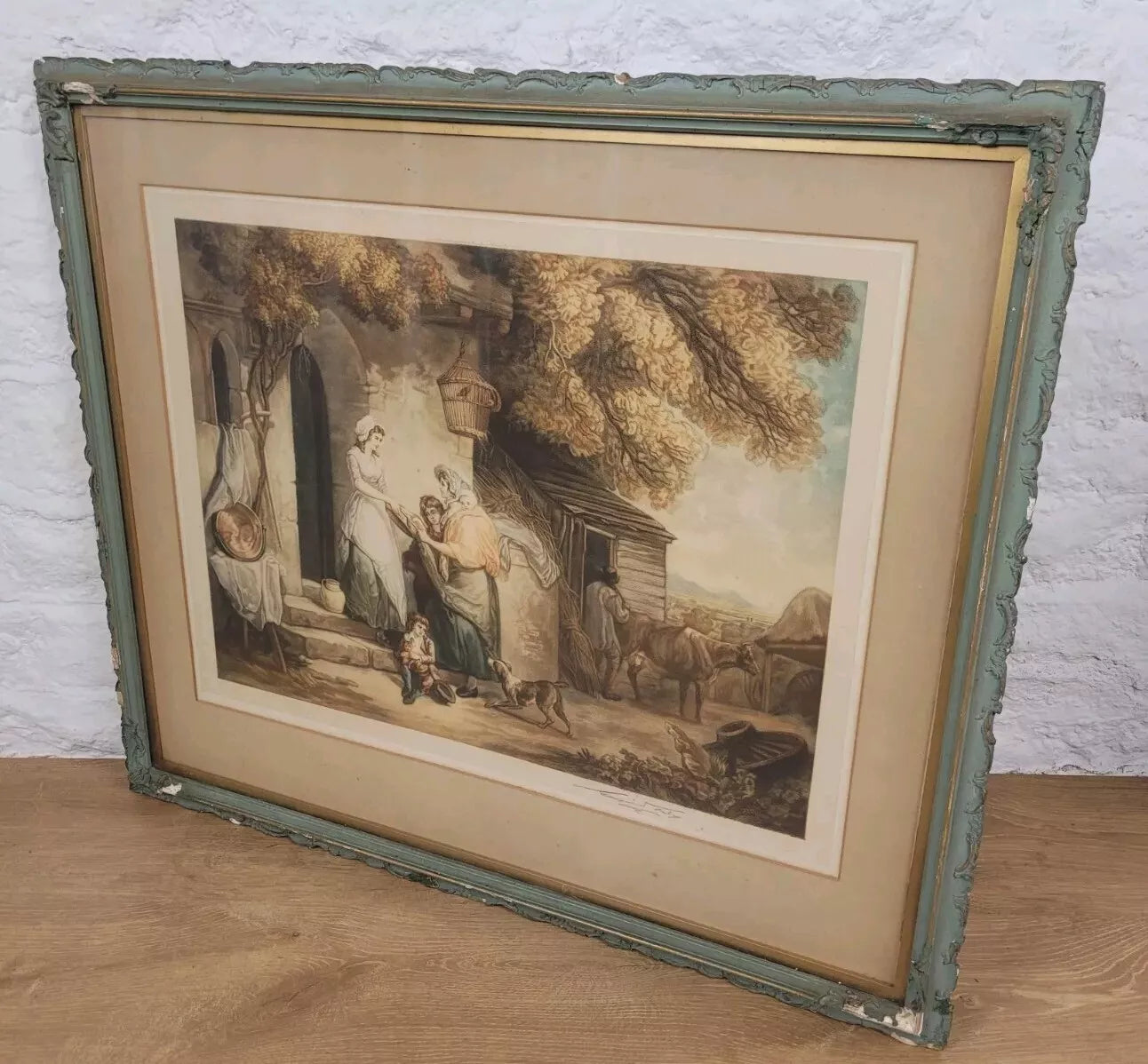 'Rustic Benevolence' Picture Country Print By Francis Wheatley Postage Available
