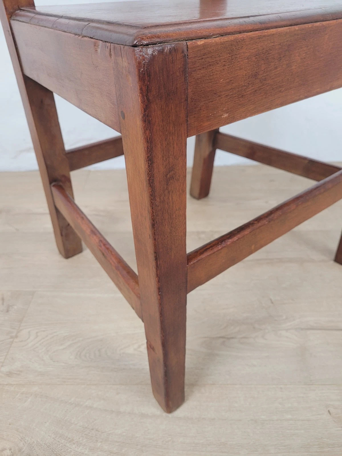 Oak Vintage Kitchen Chair Mid-20th Century 1950's Slat Back Postage Available