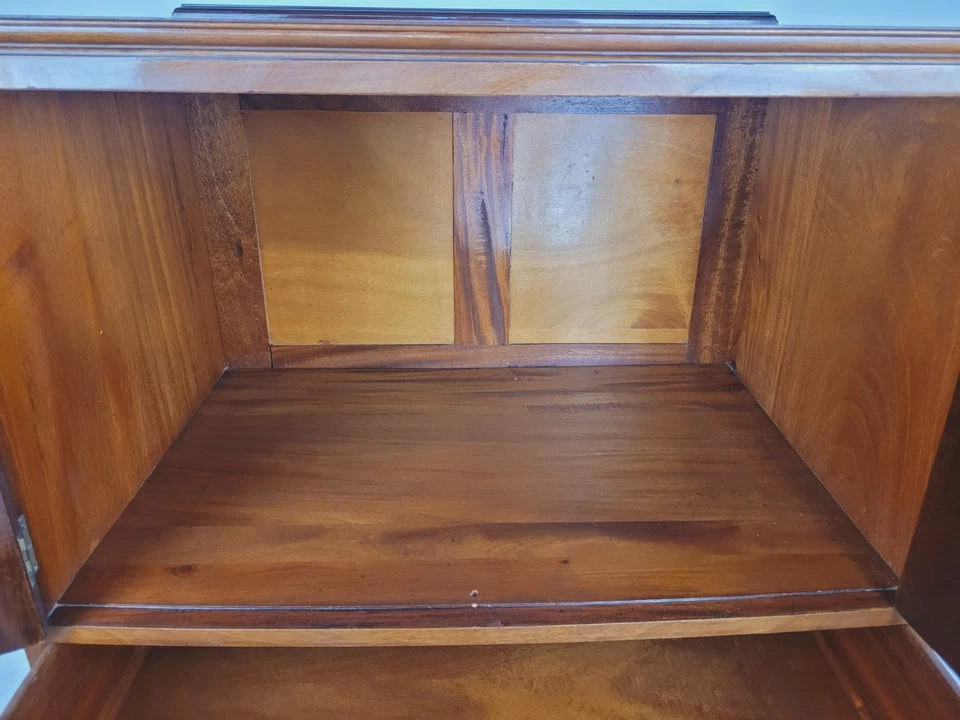 Vintage Walnut Dresser Cabinet Tallboy Linen Art Deco 1930s Delivery Available